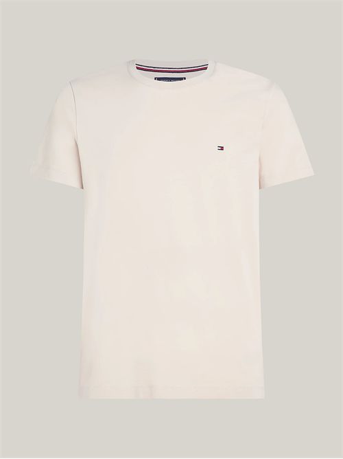 t-shirt uomo beige TOMMY HILFIGER | MW0MW10800ACI